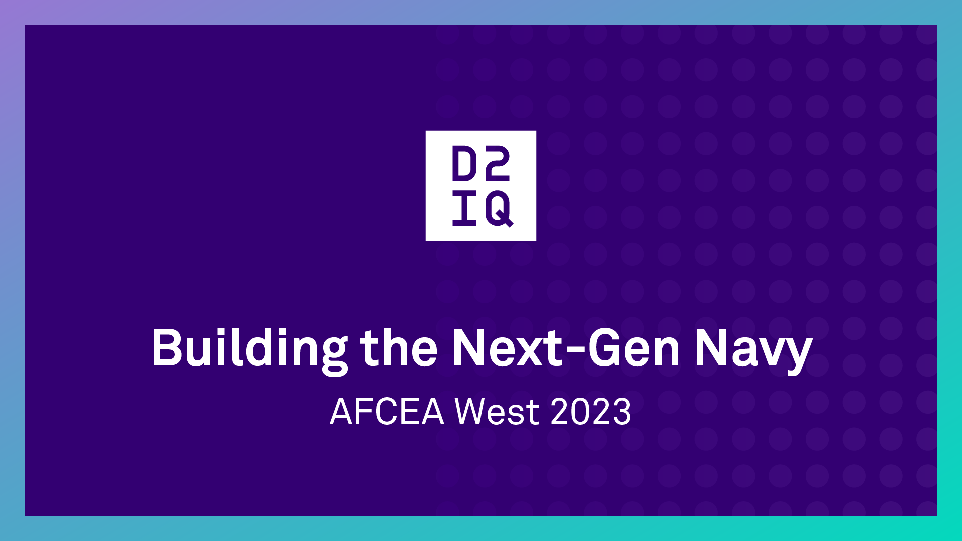 Building the Next-Gen Navy: AFCEA West 2023