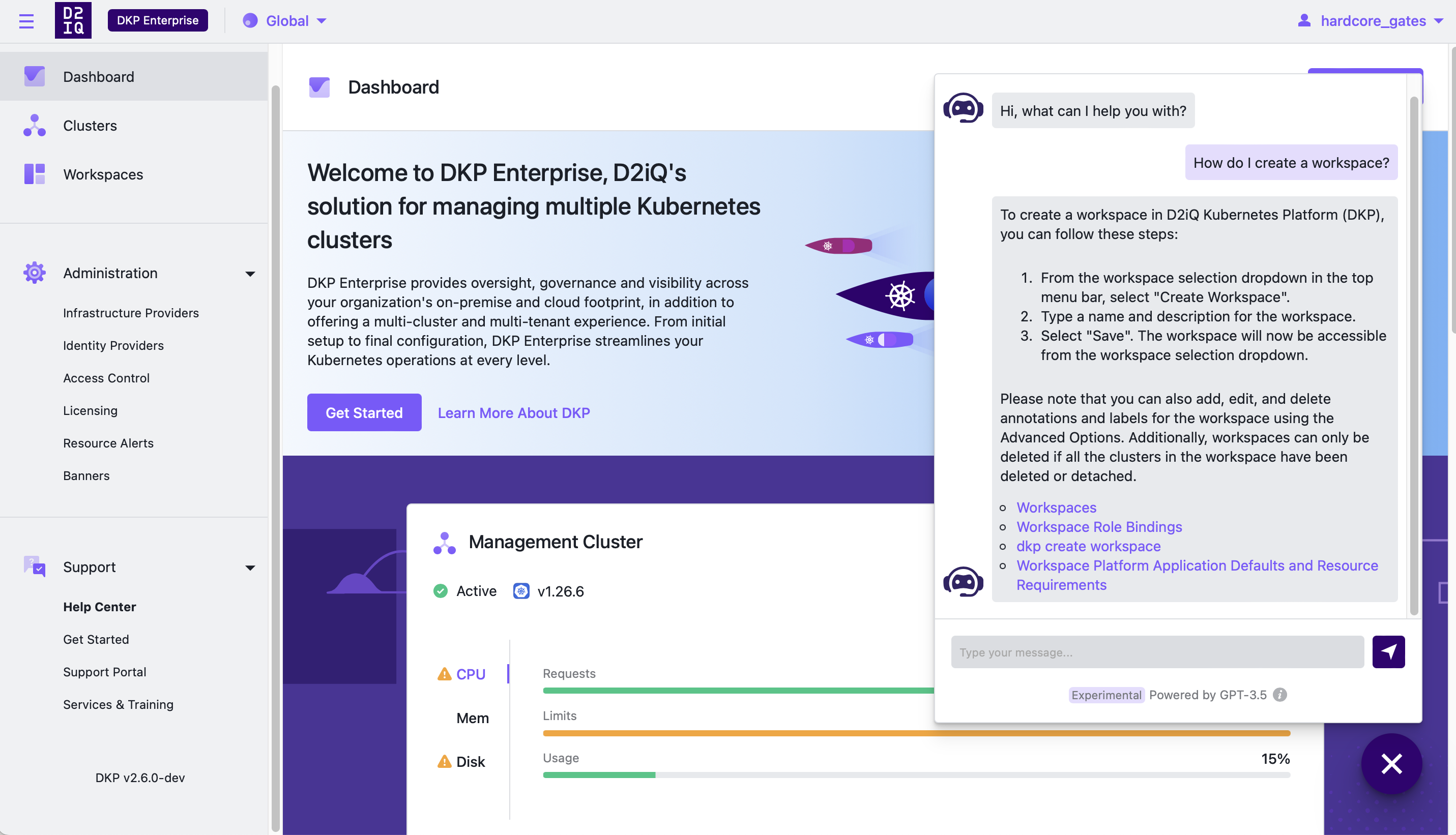 DKP AI Navigator Product | D2iQ Kubernetes Platform