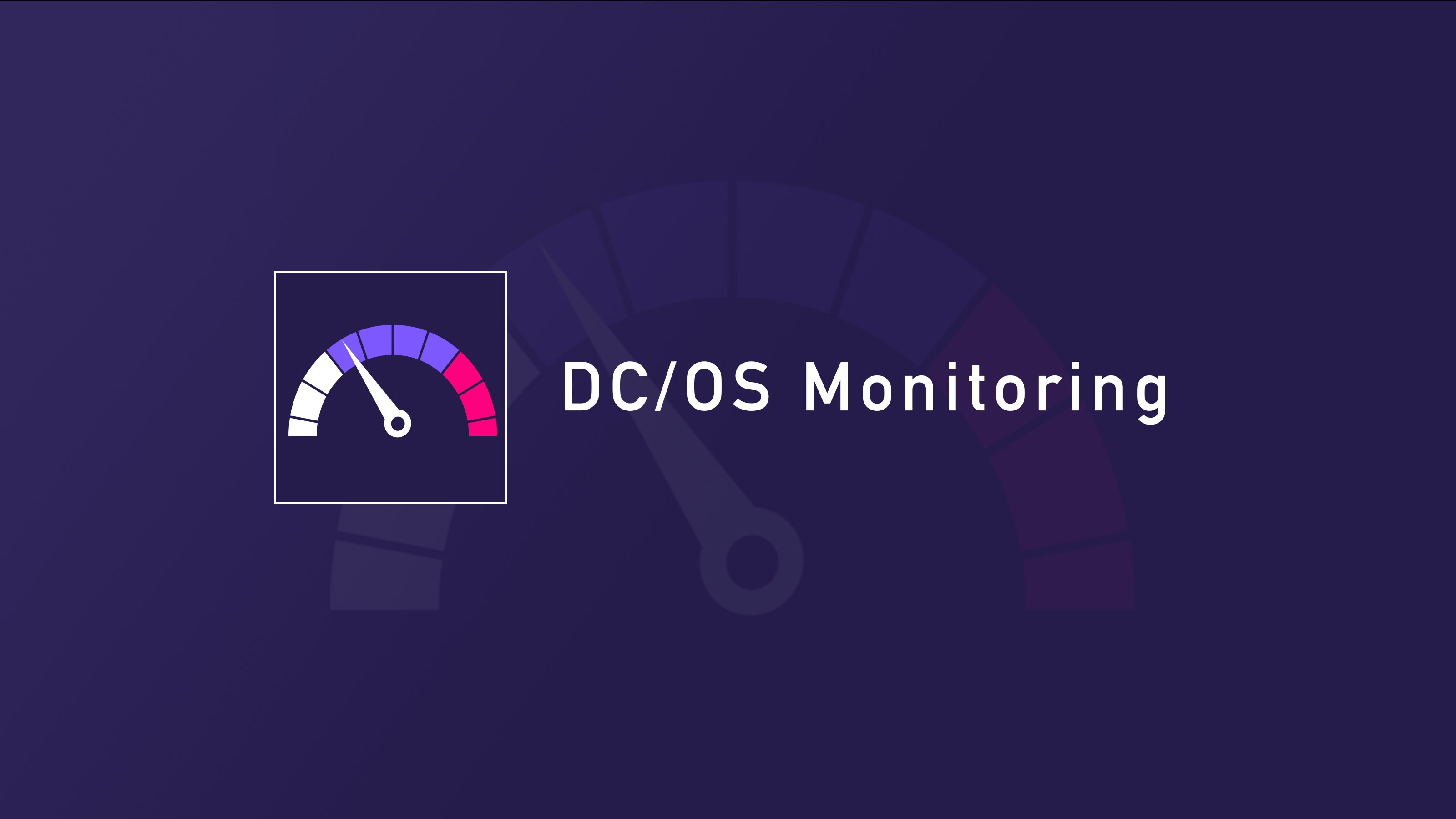 Announcing DC/OS Monitoring Service