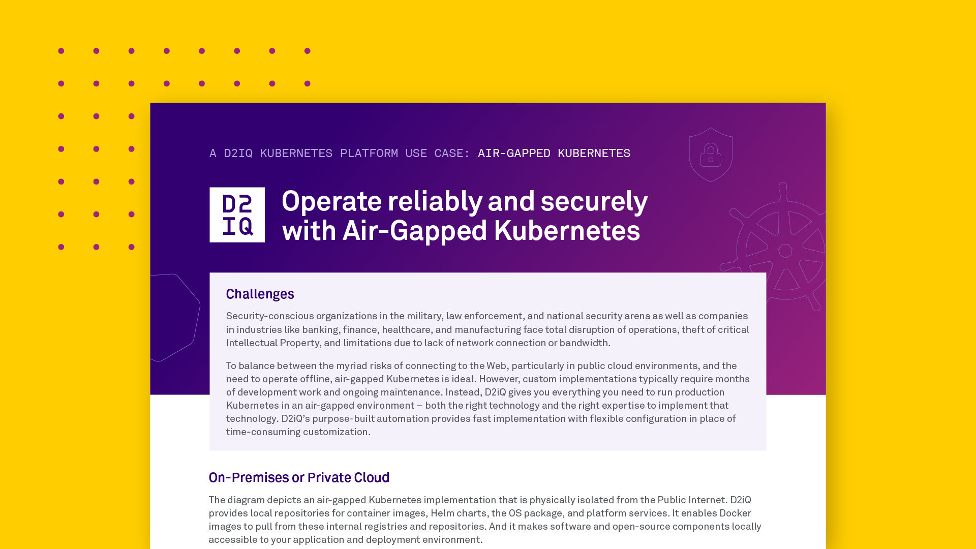 Operate Reliably and Securely with Air‐Gapped Kubernetes