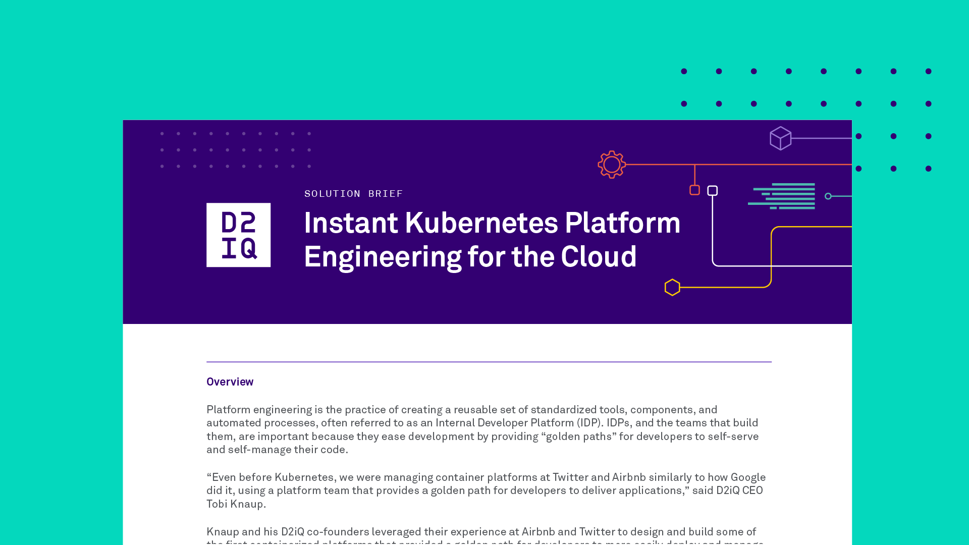Instant Kubernetes Platform Engineering for the Cloud