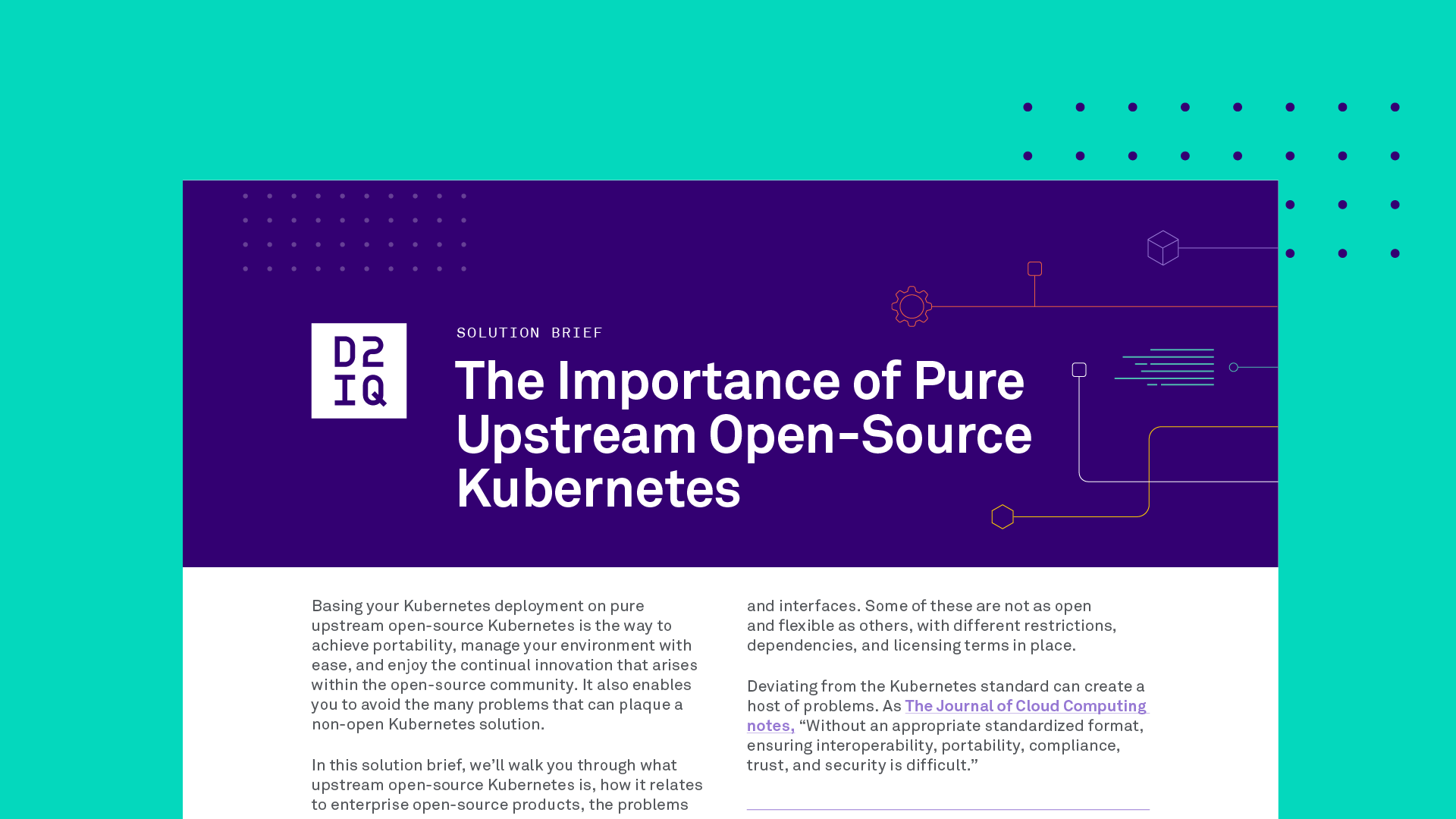 The Importance of Pure Upstream Open Source Kubernetes