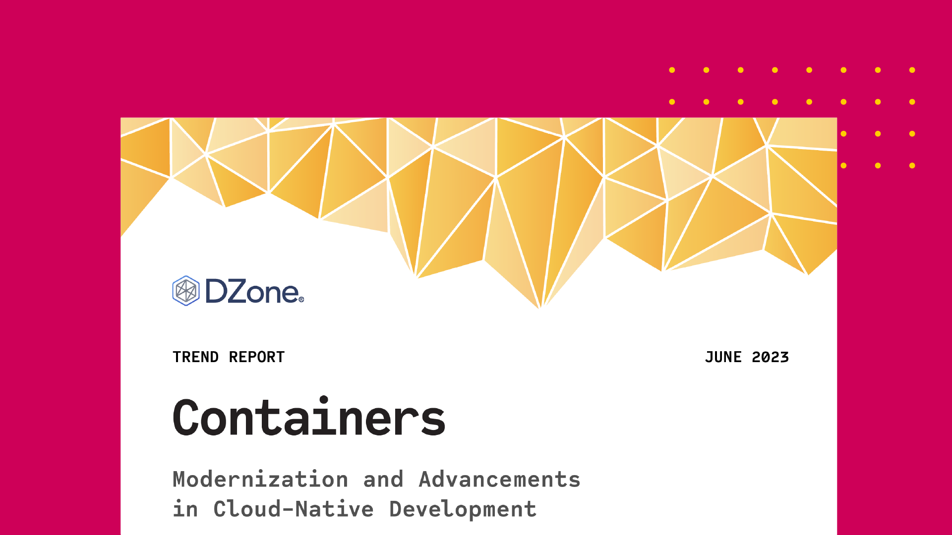 Containers Trend Report